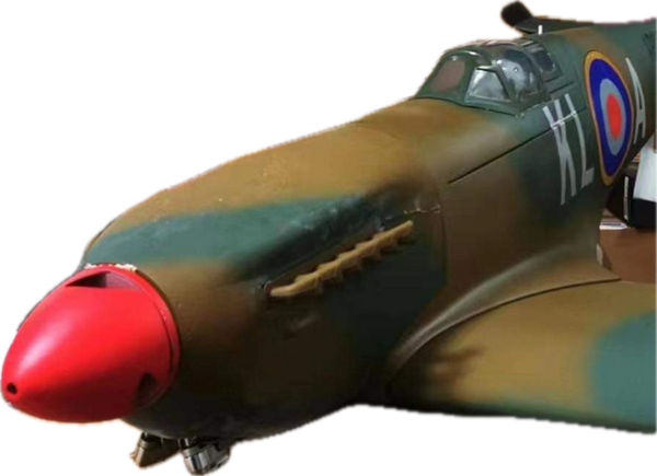 ZWX 81" Spitfire Battle of Britain Green/Brown Full Composite Warbird