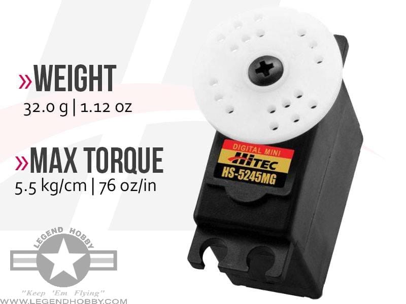 mini digital servo metal gear HS-5245MG Mini Digital Metal Gear Servo