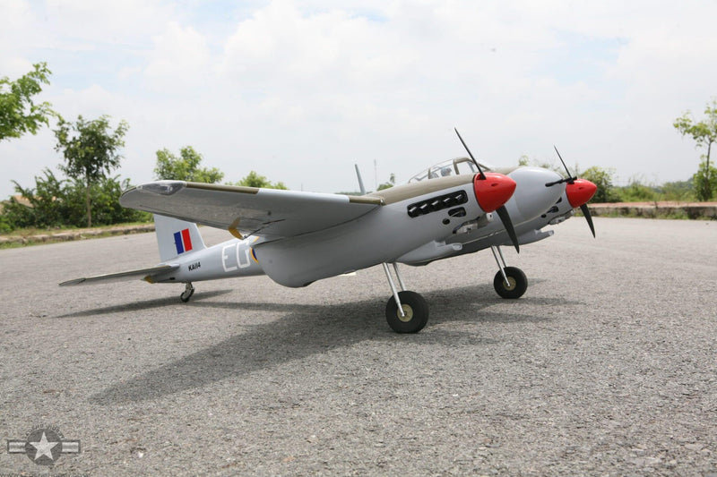 underside view of De Havilland Mosquito