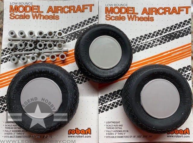Robart Wheel Set For VQ Bonanza, Baron, T-42, T-34 Mentor, & T-34C