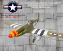 P-51B MUSTANG 89" Wingspan - 60cc OLIVE/GRAY| LEGEND HOBBY