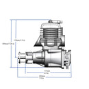 STINGER PRO 63cc SE GAS ENGINE