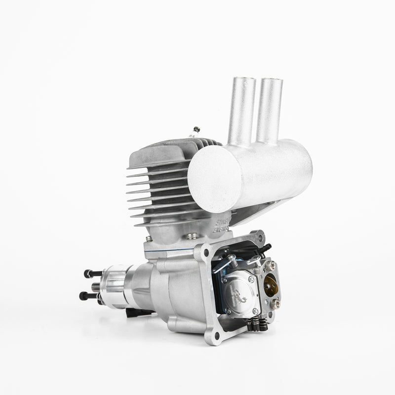 STINGER PRO 63cc SE GAS ENGINE WITH PITTS MUFFLER STINGER PRO 63cc SE GAS ENGINE WITH PITTS MUFFLER