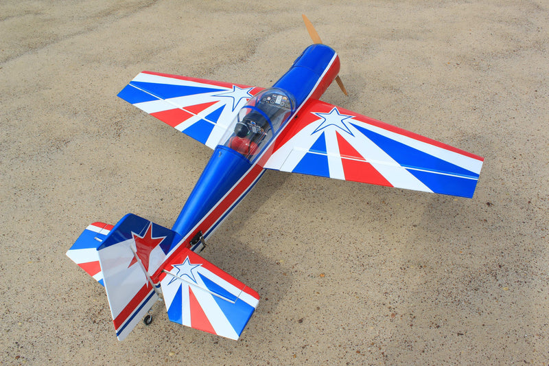 back view of YAK 54, 3D 64" (ARF)