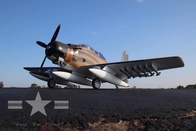 86" AD-5/A-1E Skyraider | Legend Hobby