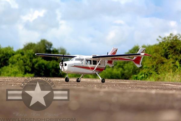 76.8" Cessna 337 O-2A Skymaster Warbird Red/White | Seagull Models