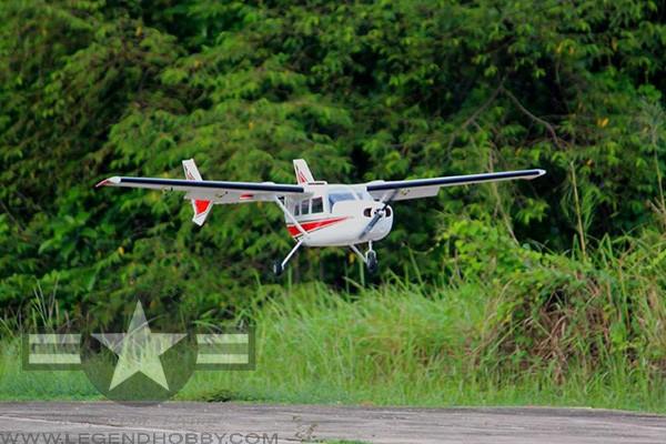 76.8" Cessna 337 O-2A Skymaster Warbird Red/White | Seagull Models