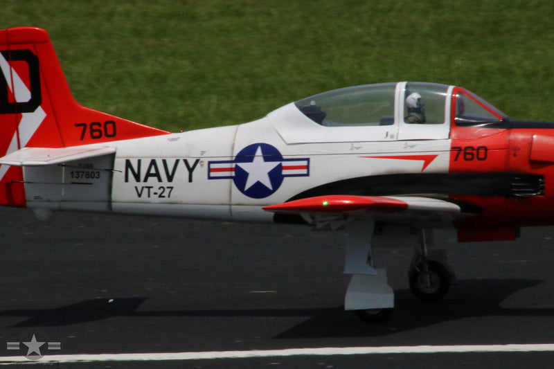 1/6 Scale T-28B Trojan Red/White | 82.5" | Legend Hobby