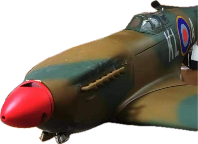 ZWX 81" Spitfire Battle of Britain Green/Brown Full Composite Warbird