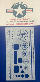 Scale Warbird Aircraft Template | Legend Hobby