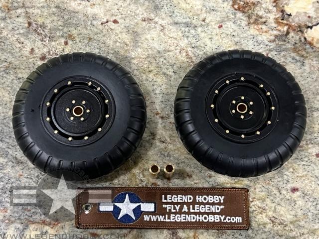 FW-190 BF-110 Luftwaffe German Wheel Set | 4" | Legend Hobby