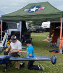 LEGEND HOBBY 10x15 CANOPY WITH DOUBLE SIDED WALL - OLIVE SET