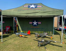 LEGEND HOBBY 10x15 CANOPY WITH DOUBLE SIDED WALL - OLIVE SET