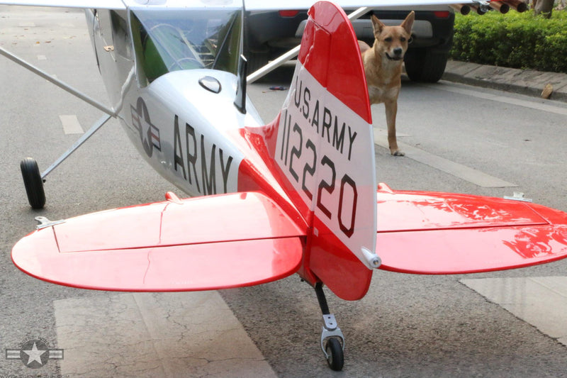 L-19 Bird Dog White/Red | 156" Wingspan | Legend Hobby