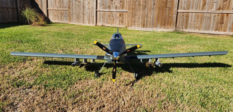 AIR TRACTOR - OA-1K SKYRAIDER II 118" 60cc ARC-UNCOVERED | LEGEND HOBBY