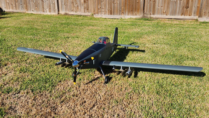 AIR TRACTOR - OA-1K SKYRAIDER II 118" 60cc ARC-UNCOVERED | LEGEND HOBBY