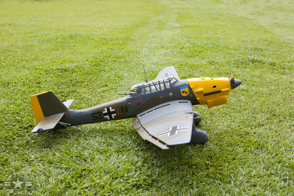 JU-87 Stuka | 90" Yellow/Green | Seagull Models