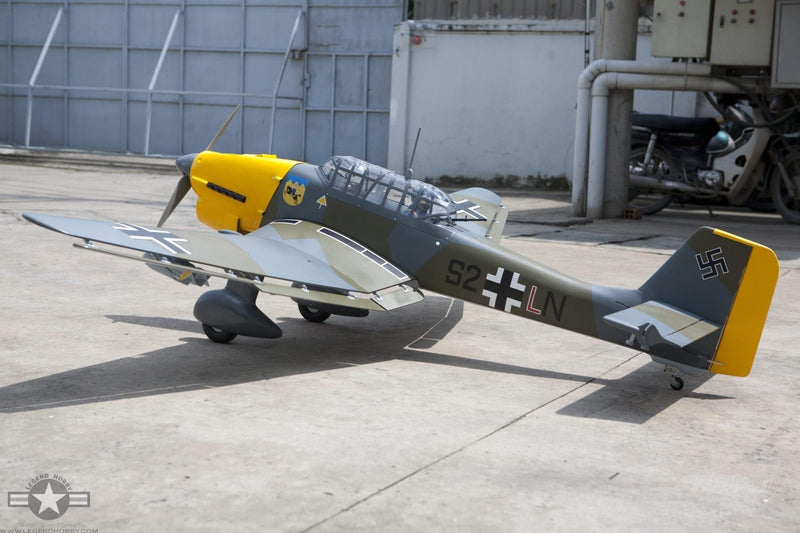 JU-87 Stuka | 90" Yellow/Green | Seagull Models