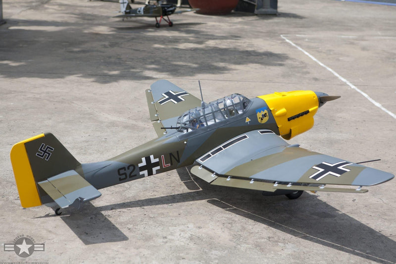 JU-87 Stuka | 90" Yellow/Green | Seagull Models