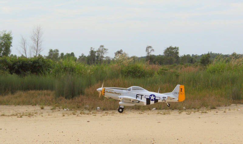 71" P-51D SILVER CUSTOM 26cc-35cc | Seagull Models SEA391SLVR