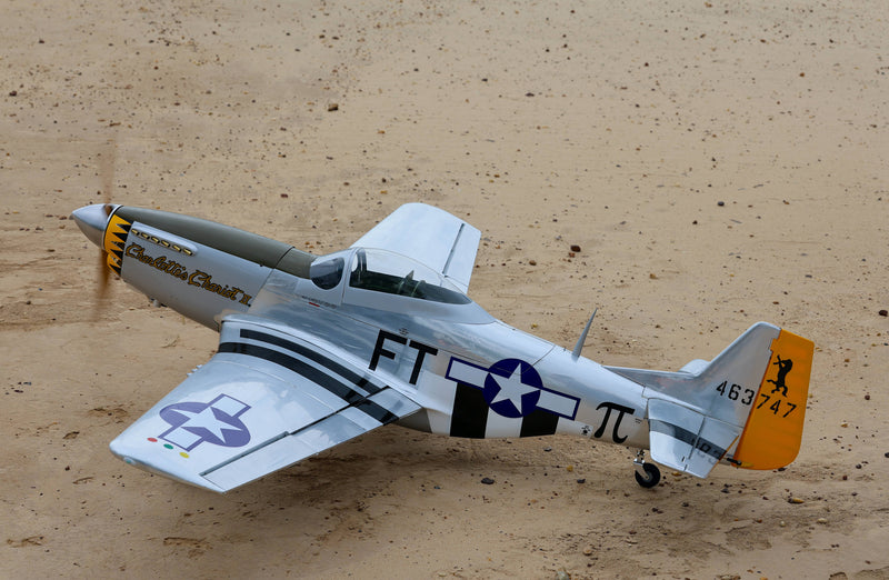 71" P-51D SILVER CUSTOM 26cc-35cc | Seagull Models SEA391SLVR