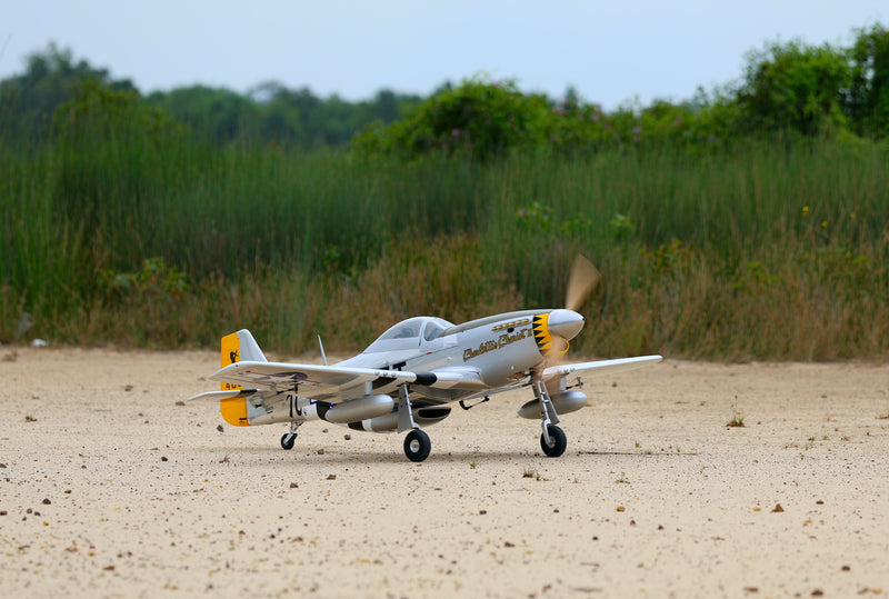 71" P-51D SILVER CUSTOM 26cc-35cc | Seagull Models SEA391SLVR