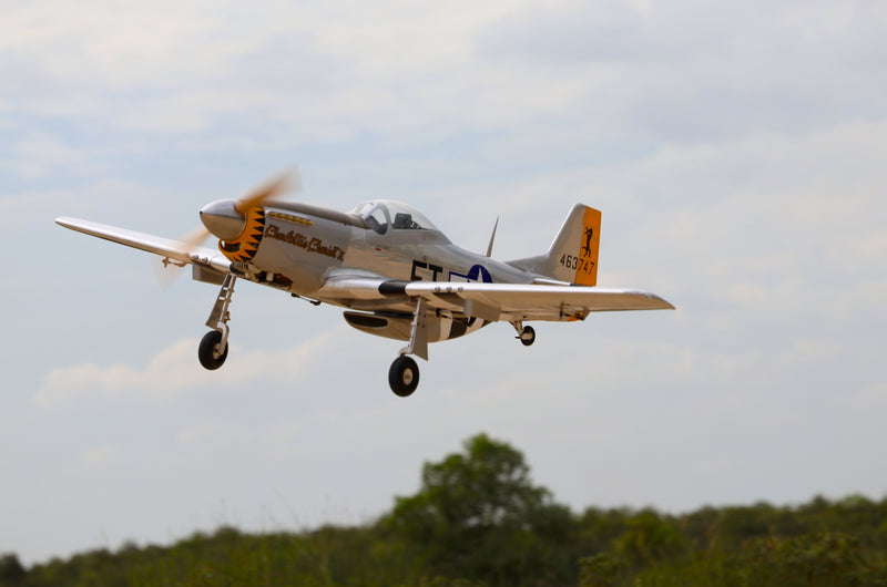 71" P-51D SILVER CUSTOM 26cc-35cc | Seagull Models SEA391SLVR