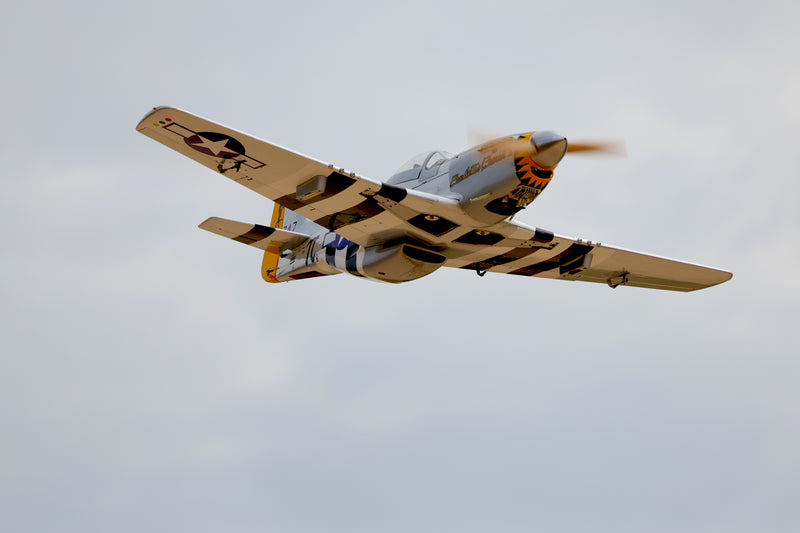 71" P-51D SILVER CUSTOM 26cc-35cc | Seagull Models SEA391SLVR