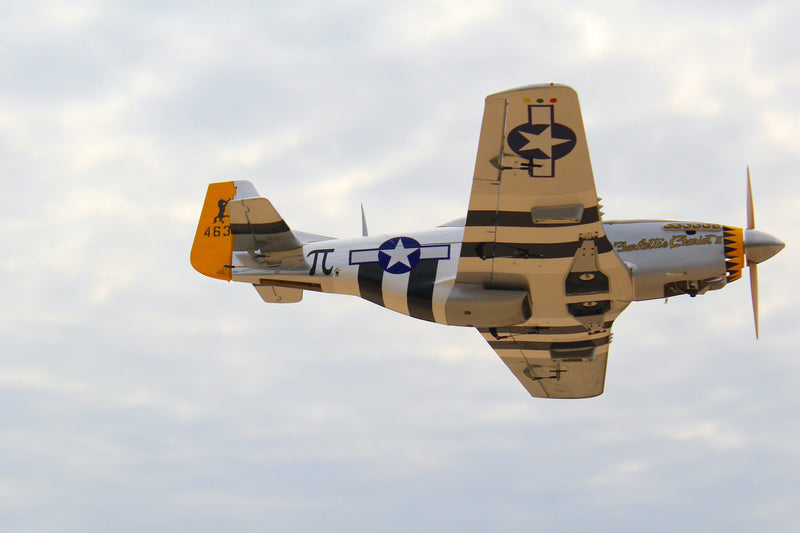 71" P-51D SILVER CUSTOM 26cc-35cc | Seagull Models SEA391SLVR