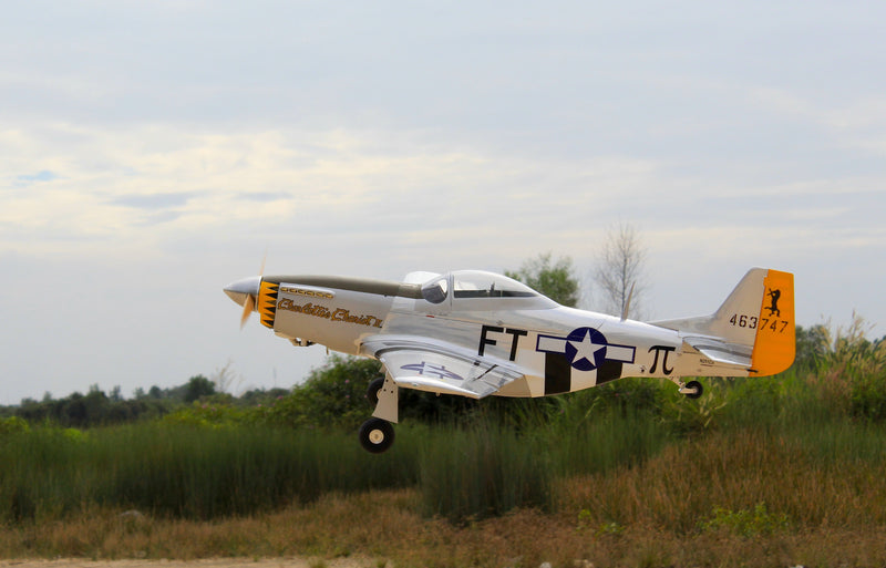 71" P-51D SILVER CUSTOM 26cc-35cc | Seagull Models SEA391SLVR