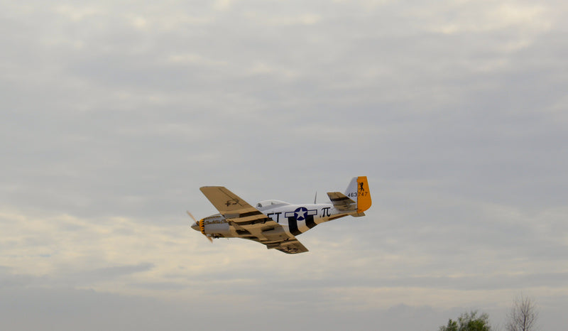 71" P-51D SILVER CUSTOM 26cc-35cc | Seagull Models SEA391SLVR