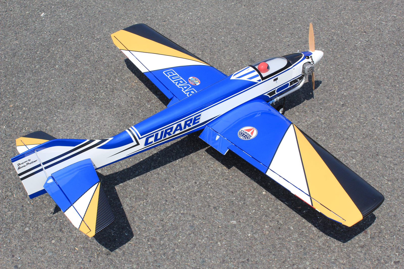Curare-style 64in ARF Classic F3A Pattern .65-.75 /60E, No Retracts 