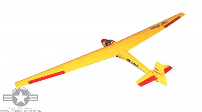 KA8B Glider 3 Meter Red/Yellow | Seagull Models