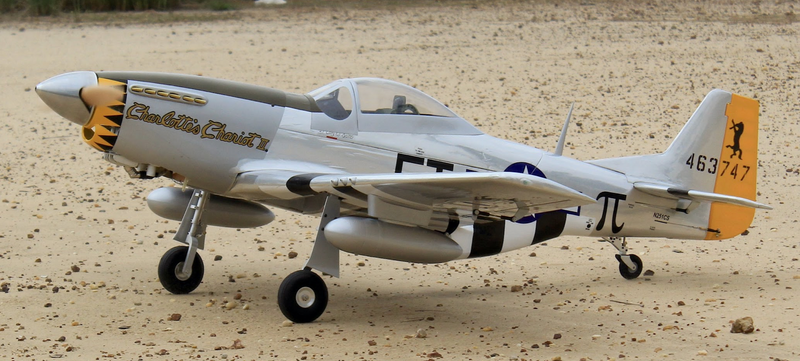 71" P-51D "Charlotte's Chariot" 26cc-35cc Electric Retract Set | Seagull Models
