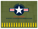 LEGEND HOBBY 10x10 CANOPY WITH DOUBLE SIDED WALL - OLIVE SET