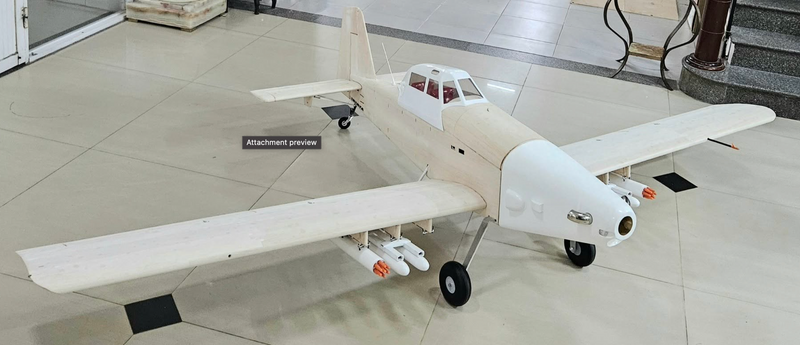 AIR TRACTOR - OA-1K SKYRAIDER II 118" 60cc ARF | LEGEND HOBBY