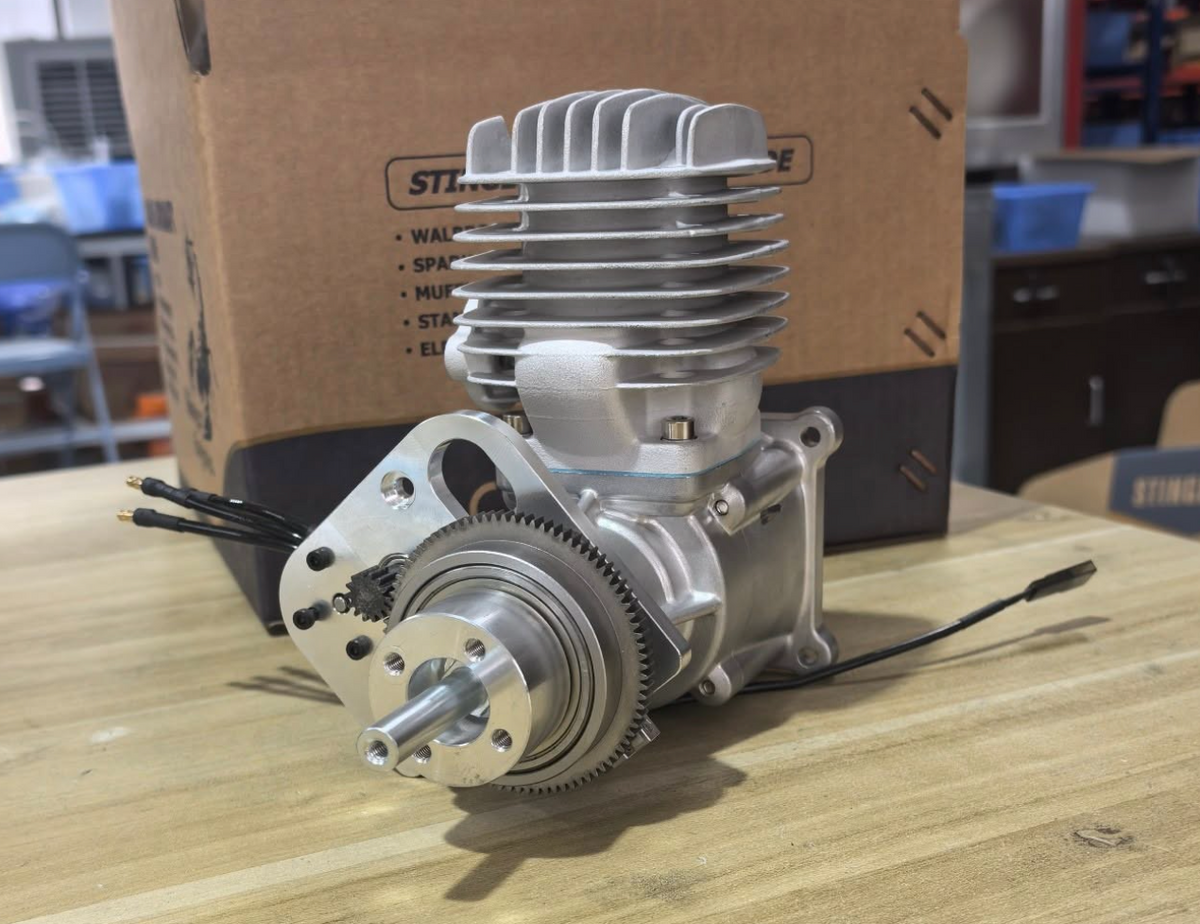 STINGER PRO 63cc SE ELECTRIC START WITH PITTS MUFFLER