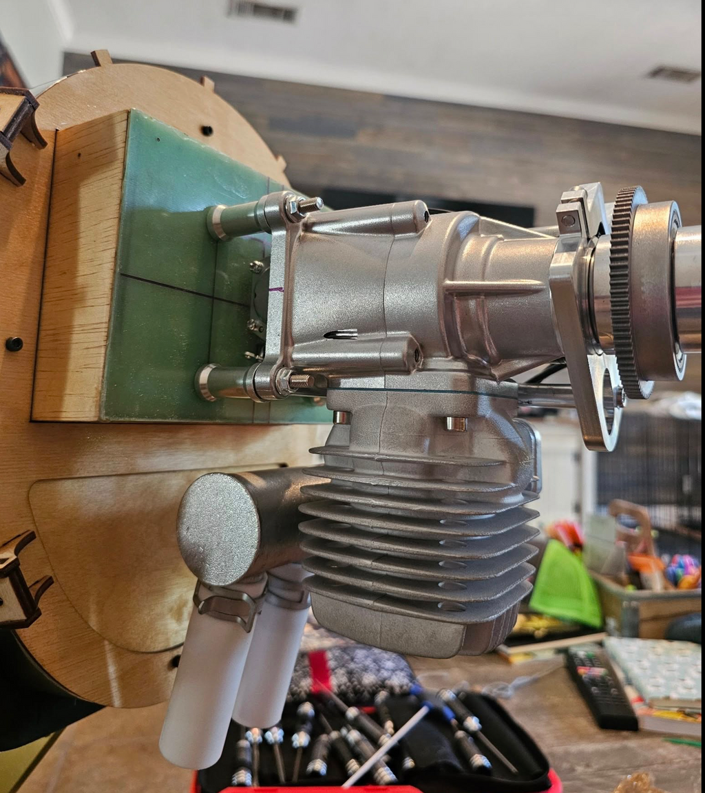 63cc Engine Model STINGER PRO 63cc SE ELECTRIC START WITH PITTS MUFFLER