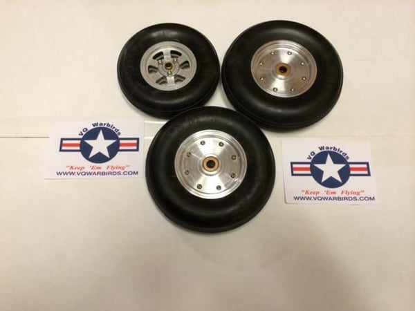 Wheel Set by Sierra for 1/6 Scale 82.5" T-28B Trojan Scale Plane | Legend Hobby