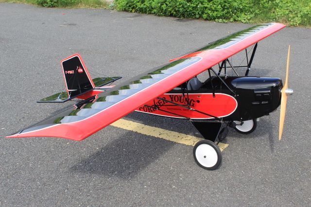 side angle view of Pietenpol Air Camper Replica J3 (ARF)