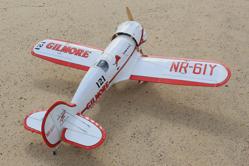 back angle view of Gilmore Red Lion Racer 81" (ARF) from Seagull Models
