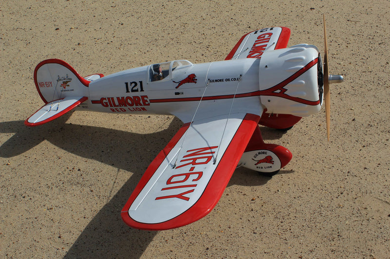 front angled view of Gilmore Red Lion Racer 81" (ARF) from Seagull Models