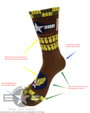 Legend Hobby Flight Crew Fun Socks | WWII Edition