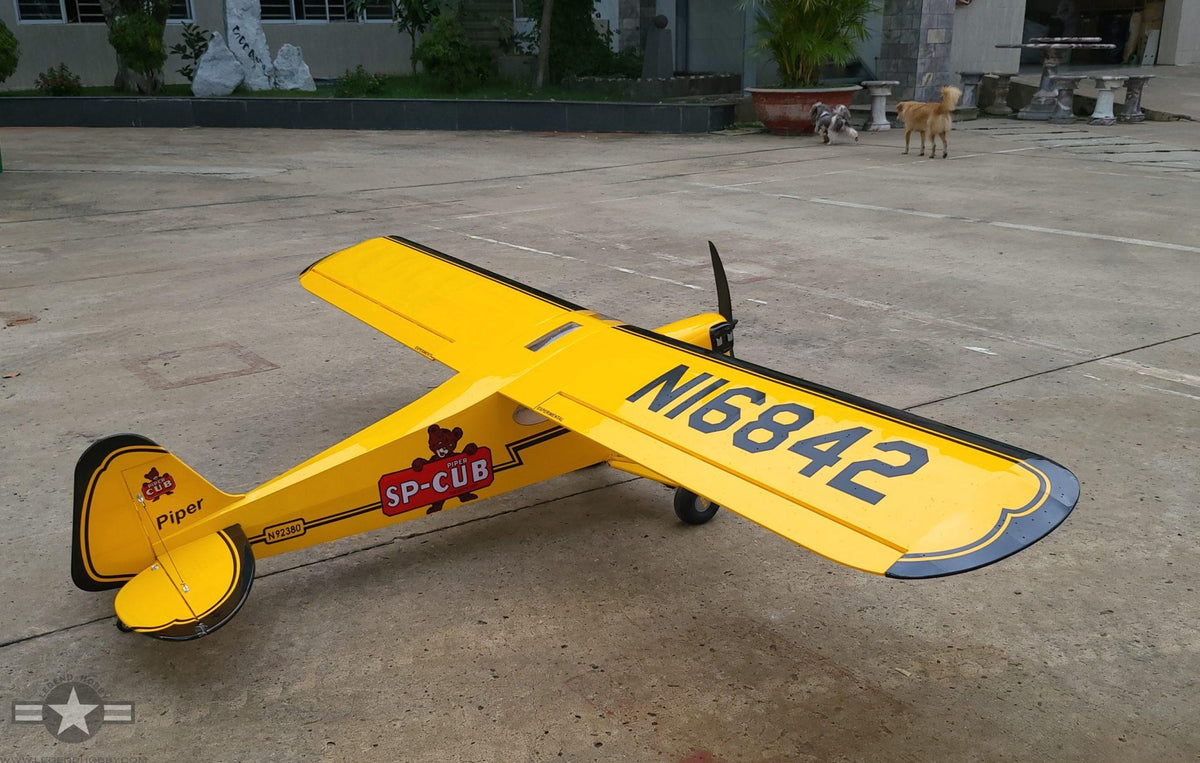 OK MODEL 電動 PIPER J-3 CUB 1/16 WWII PIPER J-3 CUB RC 4CH Brushless Fixed-wing Aircraft