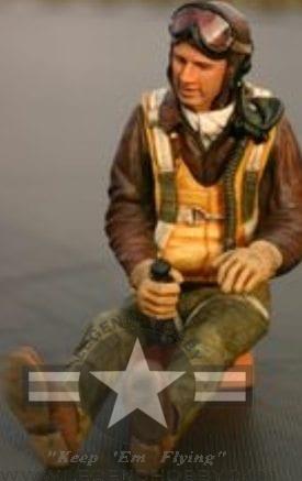 BEST PILOTS - Bob Sweeney 1/5 Fighter Pilot Figure Painted & Unpainted