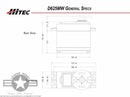 Hitec D625MW 32-Bit, High Speed, Metal Gear Servo