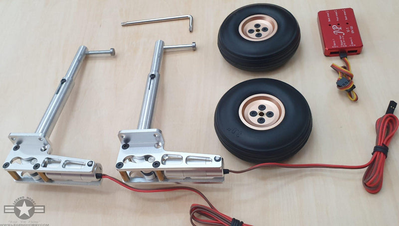 Carrello Elettrico Retrattile 15091SN Per Modello Aereo RC - Flight Model Landing Gear - Foto 2