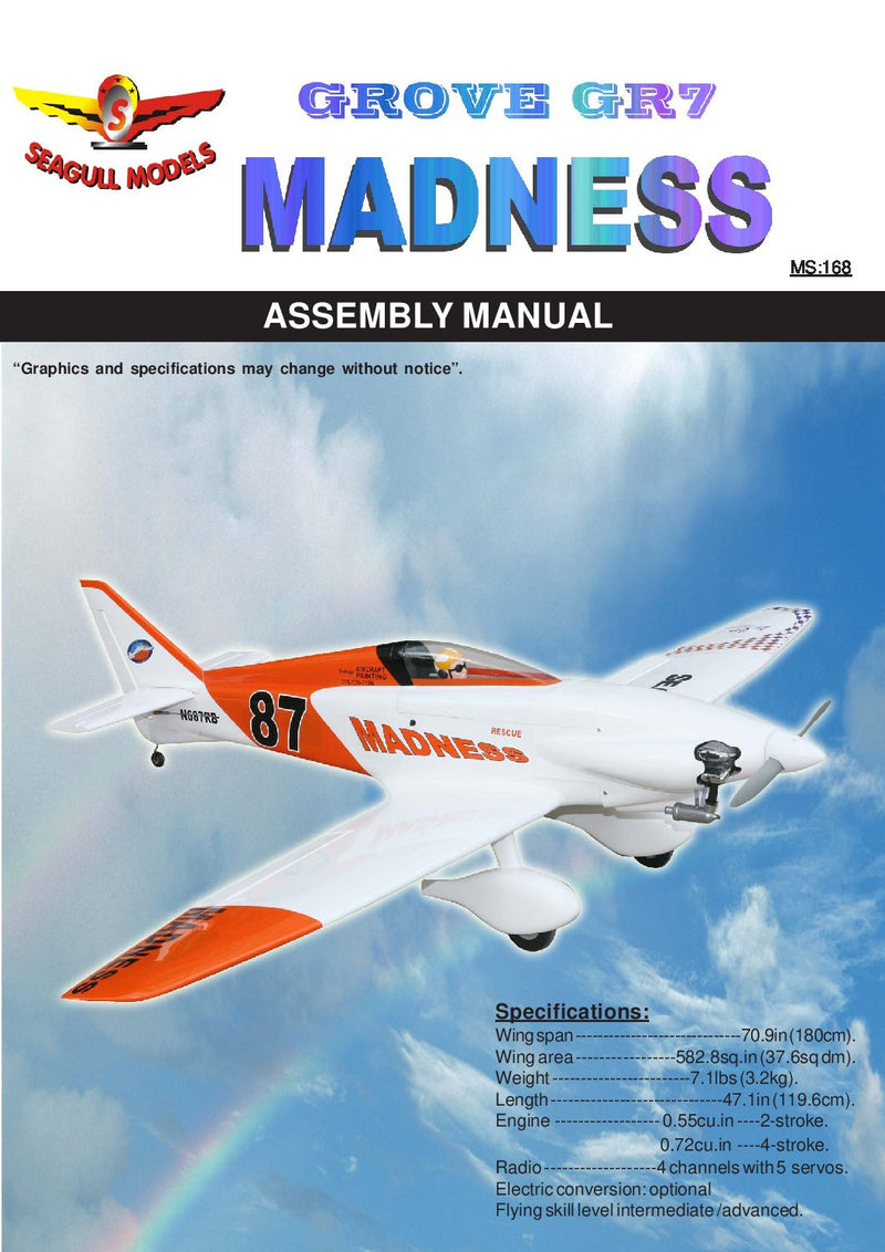 71" Grove GR7 Madness | Seagull Models