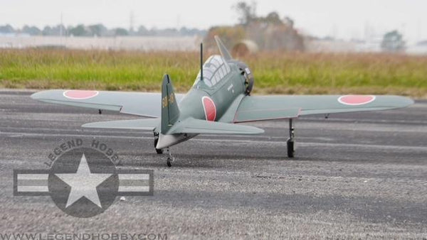 ZWX A6M ZERO 71″ FULL  COMPOSITE WARBIRD - GREEN