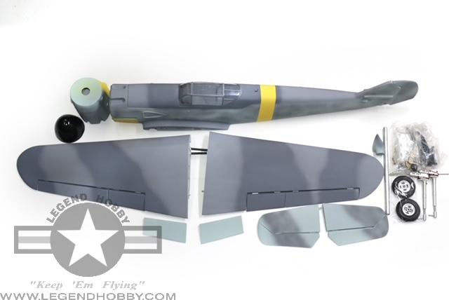 ZWX Bf 109F 73 FULL COMPOSITE WARBIRD